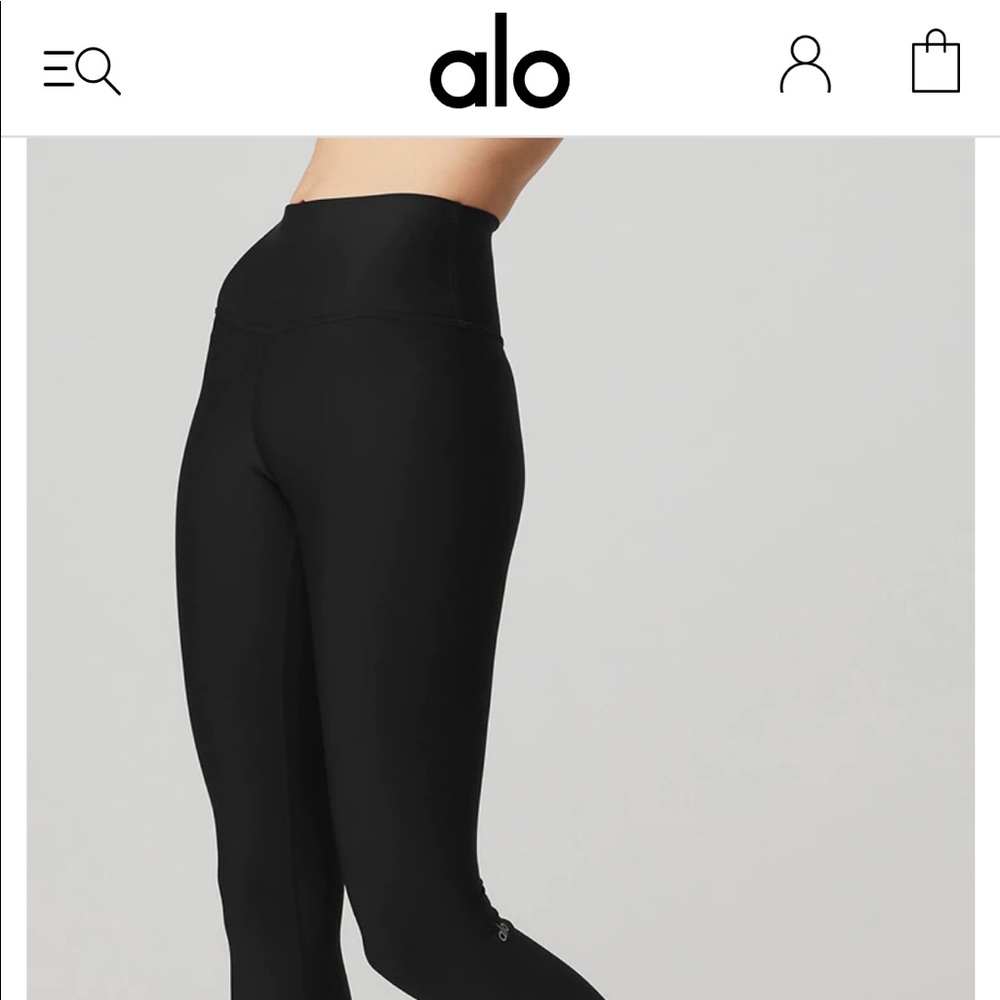 Alo High Waist Airlift Legging Black Size Small